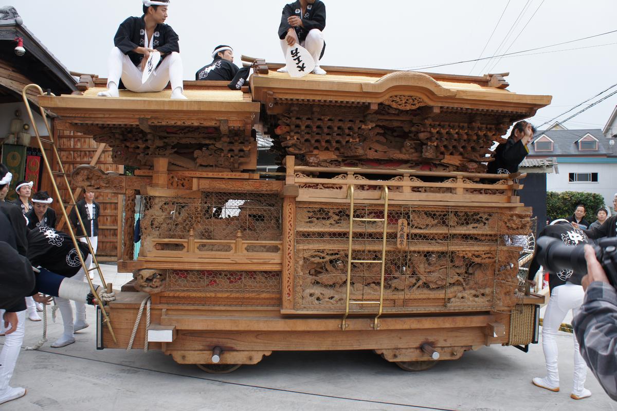 長滝中ノ番のだんじり昇魂式 蟻通神社ブログ